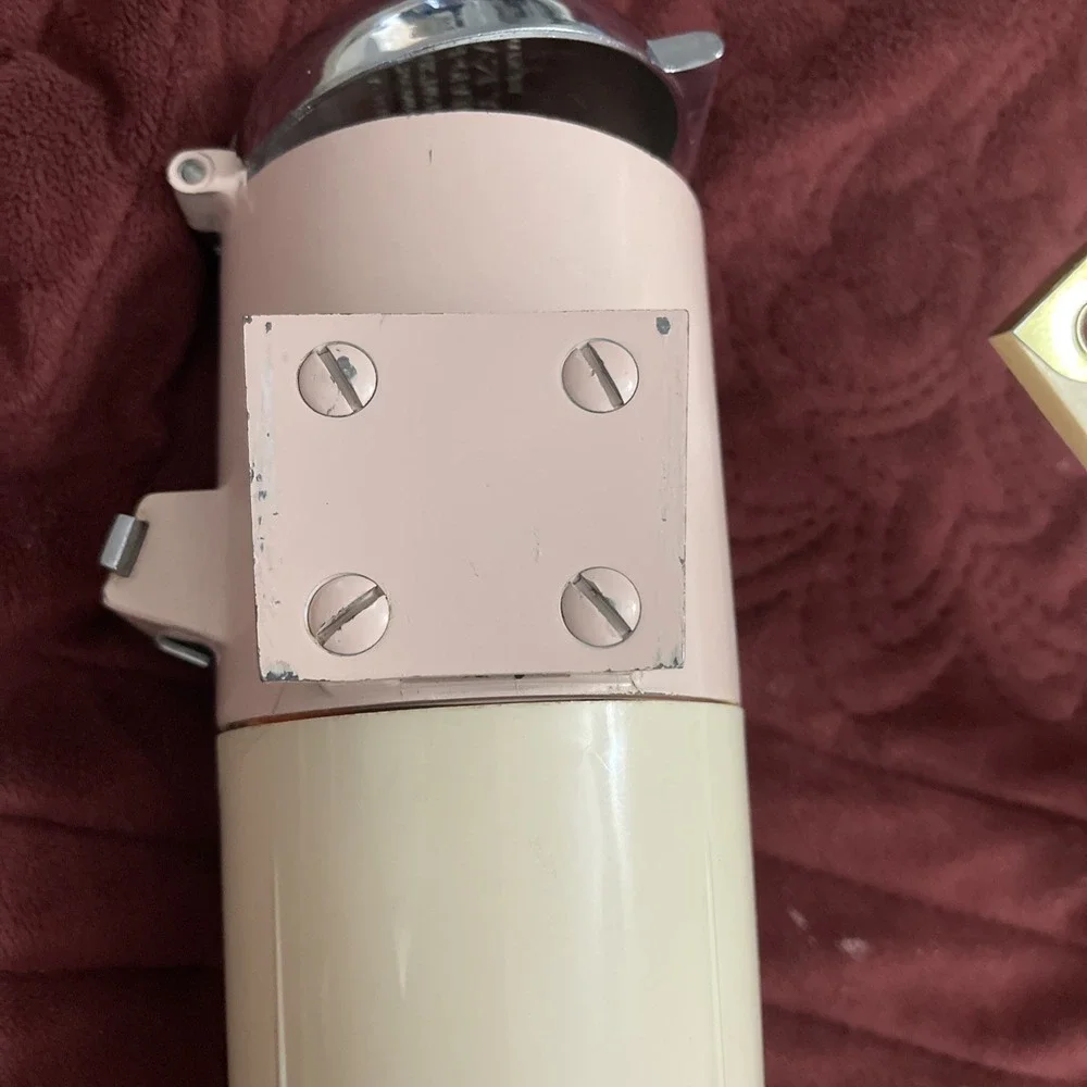 VTG 1950s Dazey Hand-Crank Ice Crusher Bar wear Atomic Rocket‎ Fins USA Made SEE